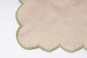 Gotas Napkin Beige & Green S/4