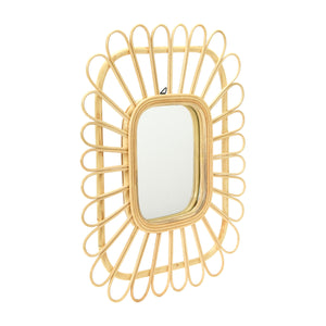 Rattan Mirror