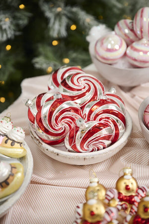 Peppermint Swirl Ornament
