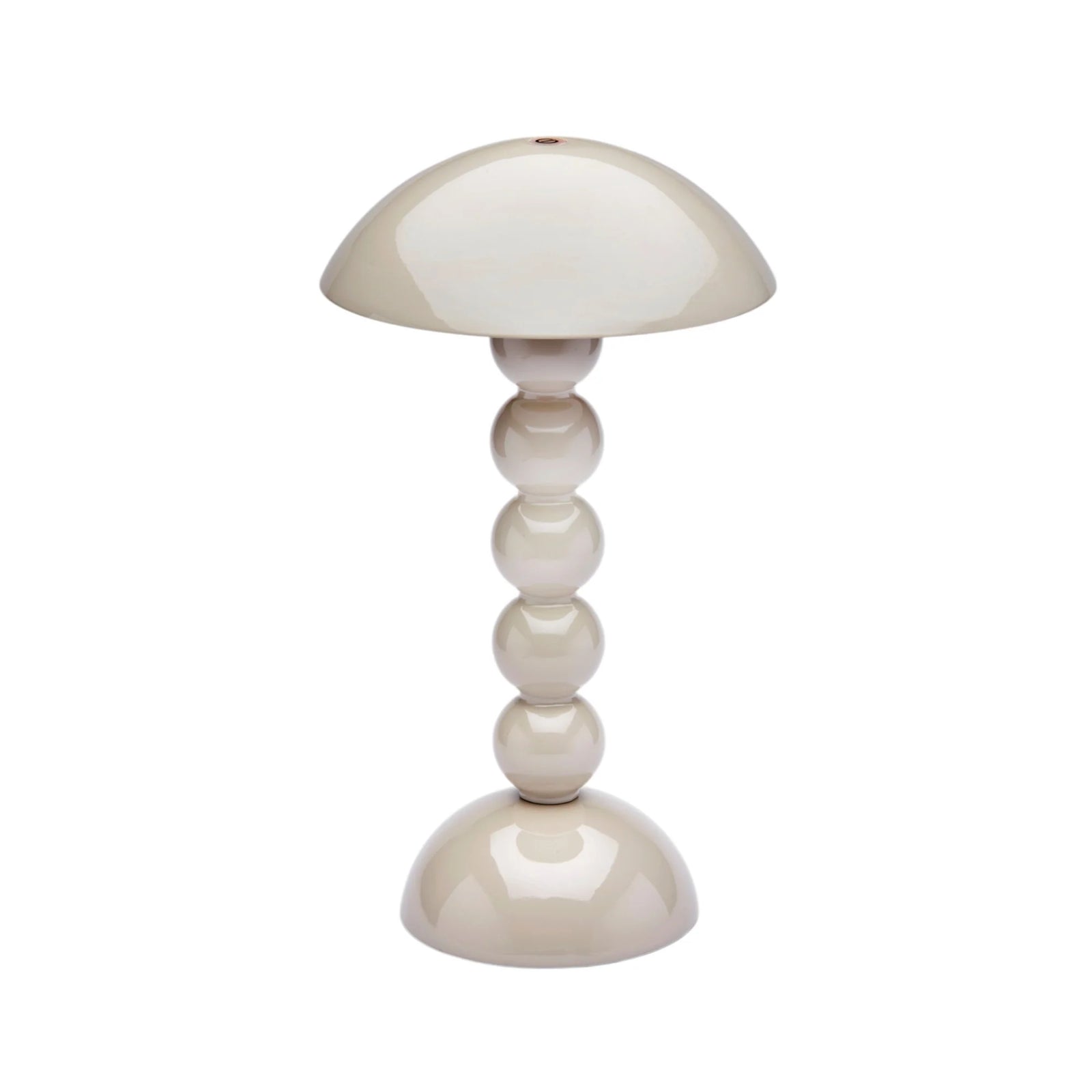 Cappuccino Lacquer Rechargeable Bobbin Lamp