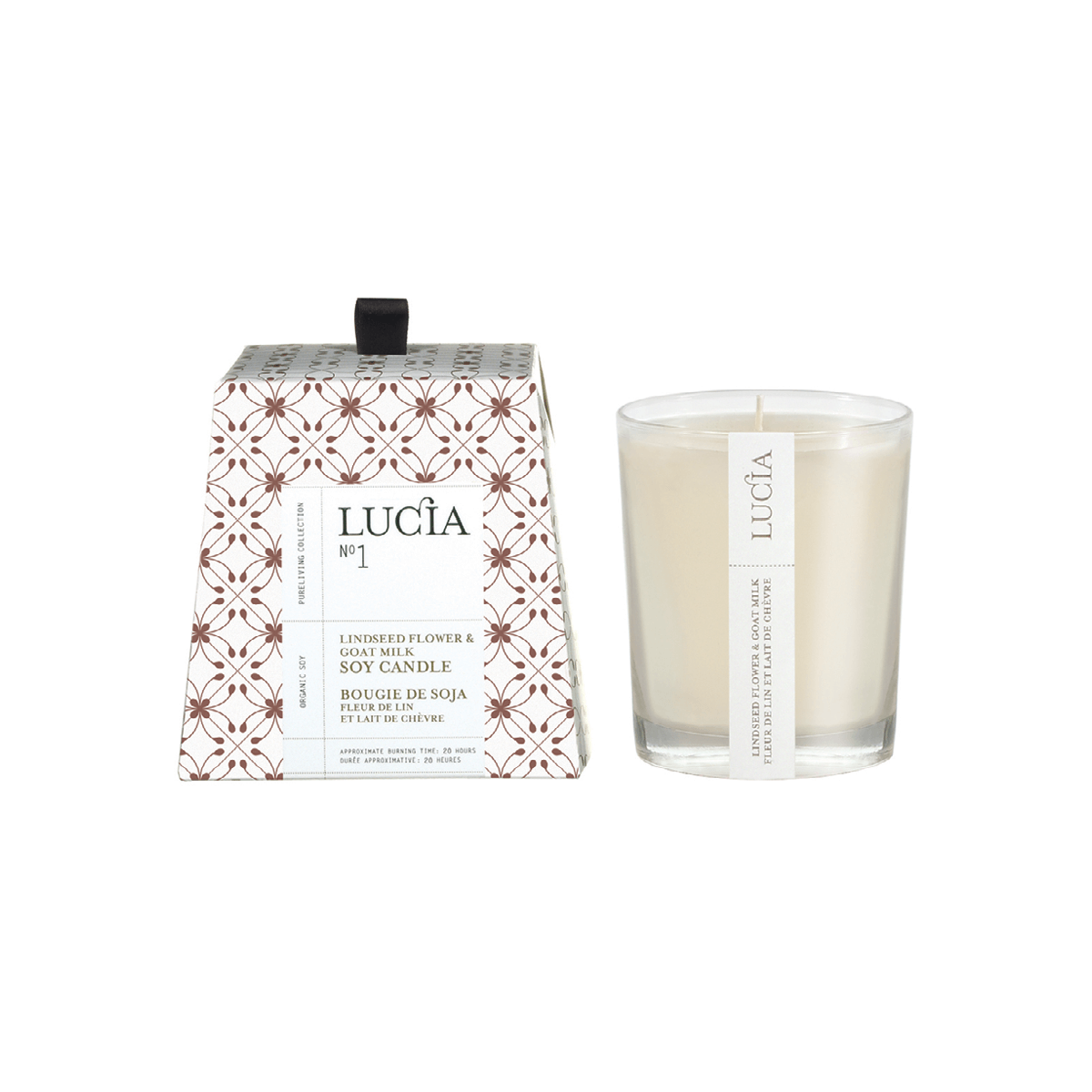 LUCIA N°1 Linseed Flower & Goat Milk Soy Candle