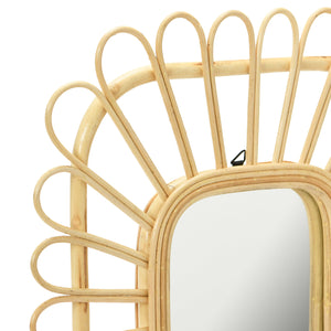 Rattan Mirror