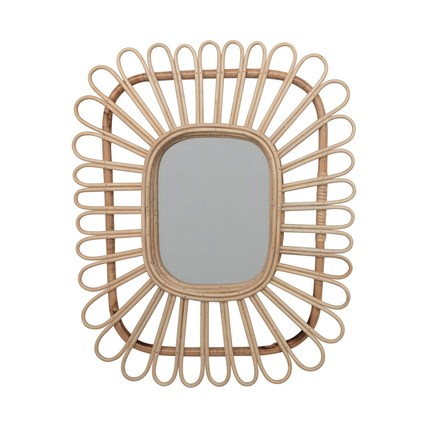 Rattan Mirror