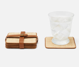 Kenneth Natural/Saddle Coasters