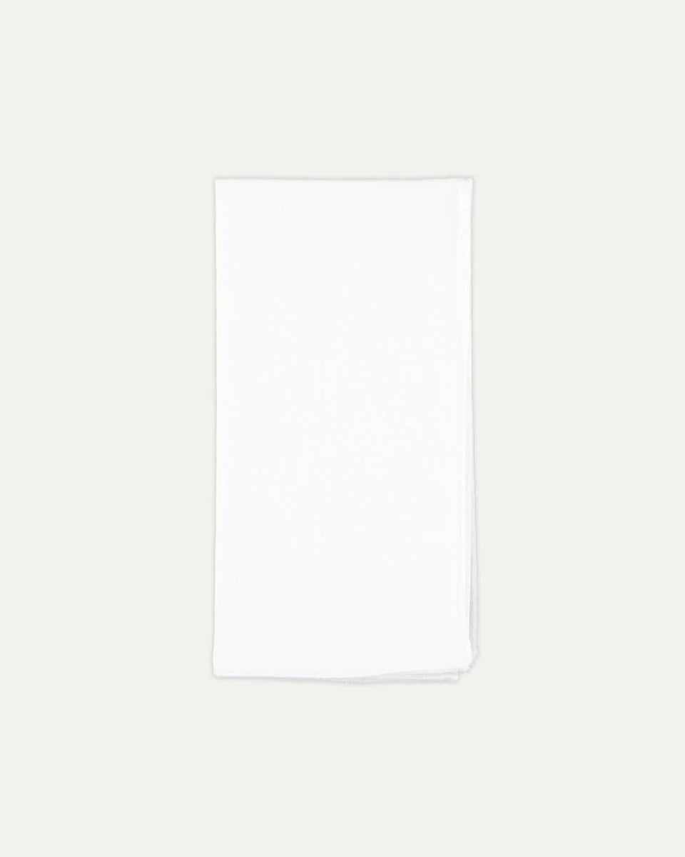 White Linen Napkin S/4