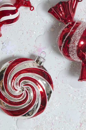 Peppermint Swirl Ornament
