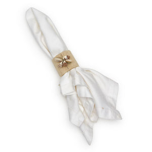 Seashell Napkin Rings S/4