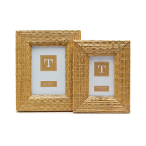 Woven Reeds Cane Photo Frames