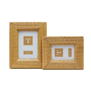 Woven Reeds Cane Photo Frames