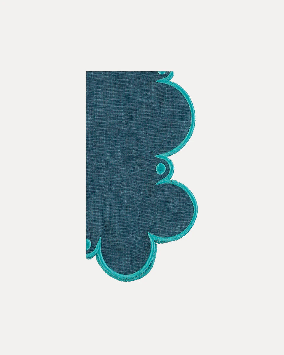Viana Napkin in Dark Blue S/4