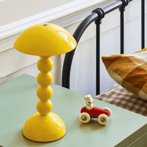 Buttercream Lacquer Rechargeable Bobbin Lamp