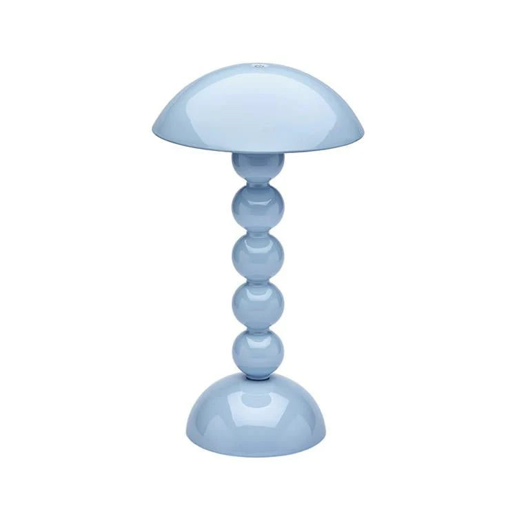 Pale Denim Lacquer Rechargeable Bobbin Lamp