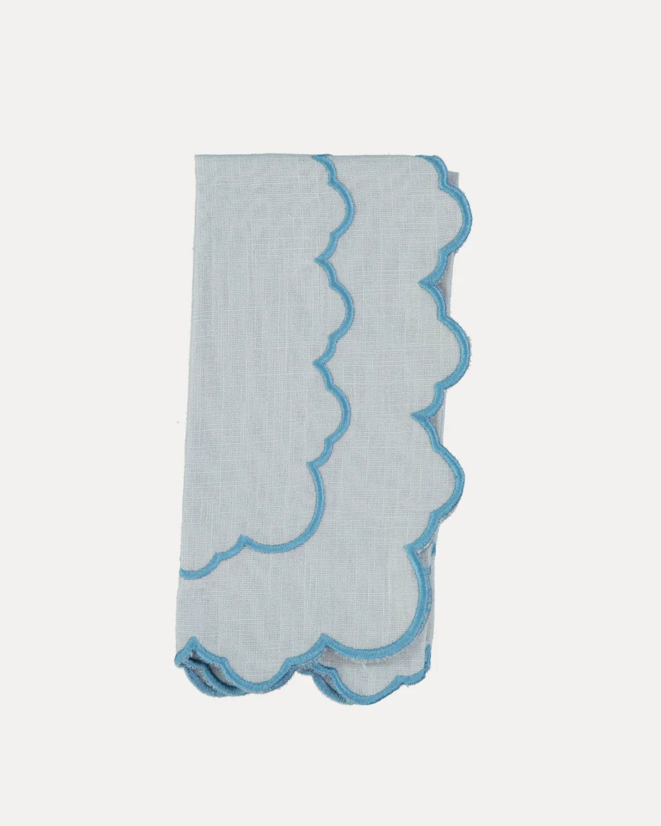 Esmeralda Napkin in Blue S/4