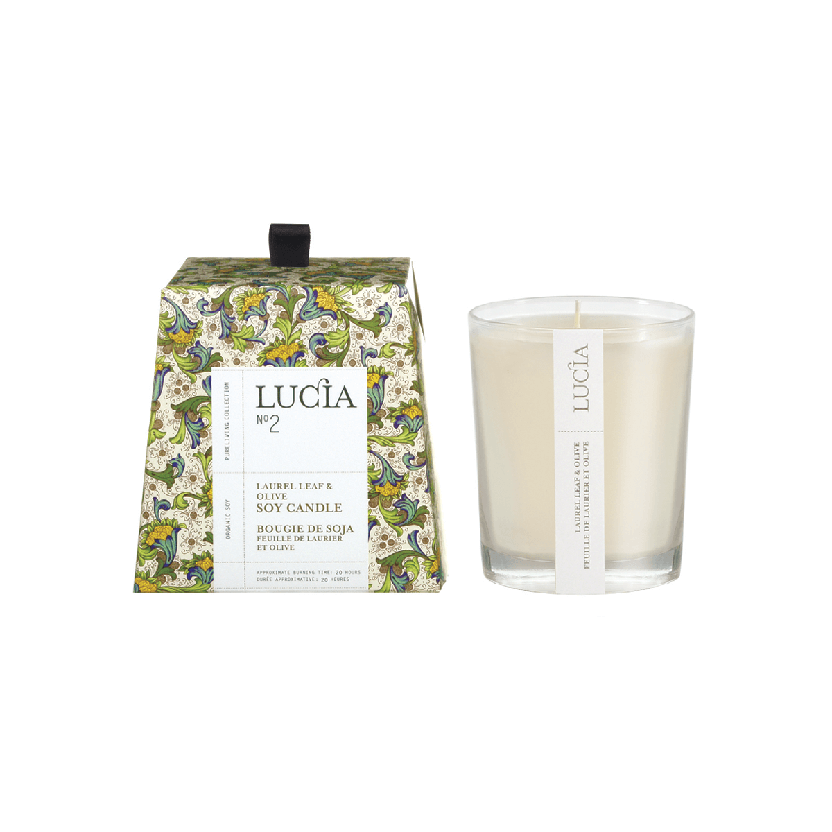 LUCIA N° 2 Laurel Leaf & Olive Soy Candle