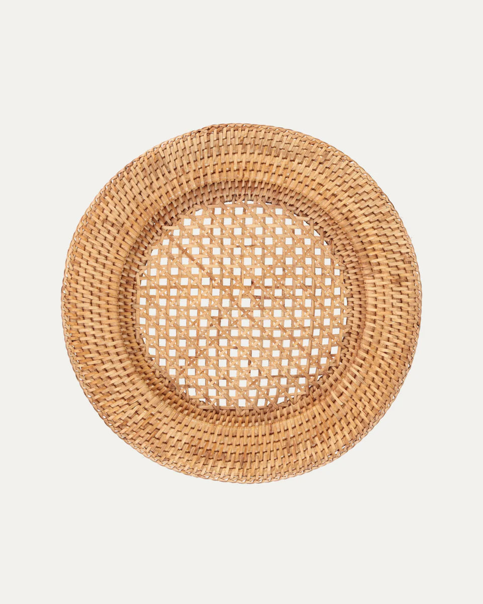 Rattan Charger S/4