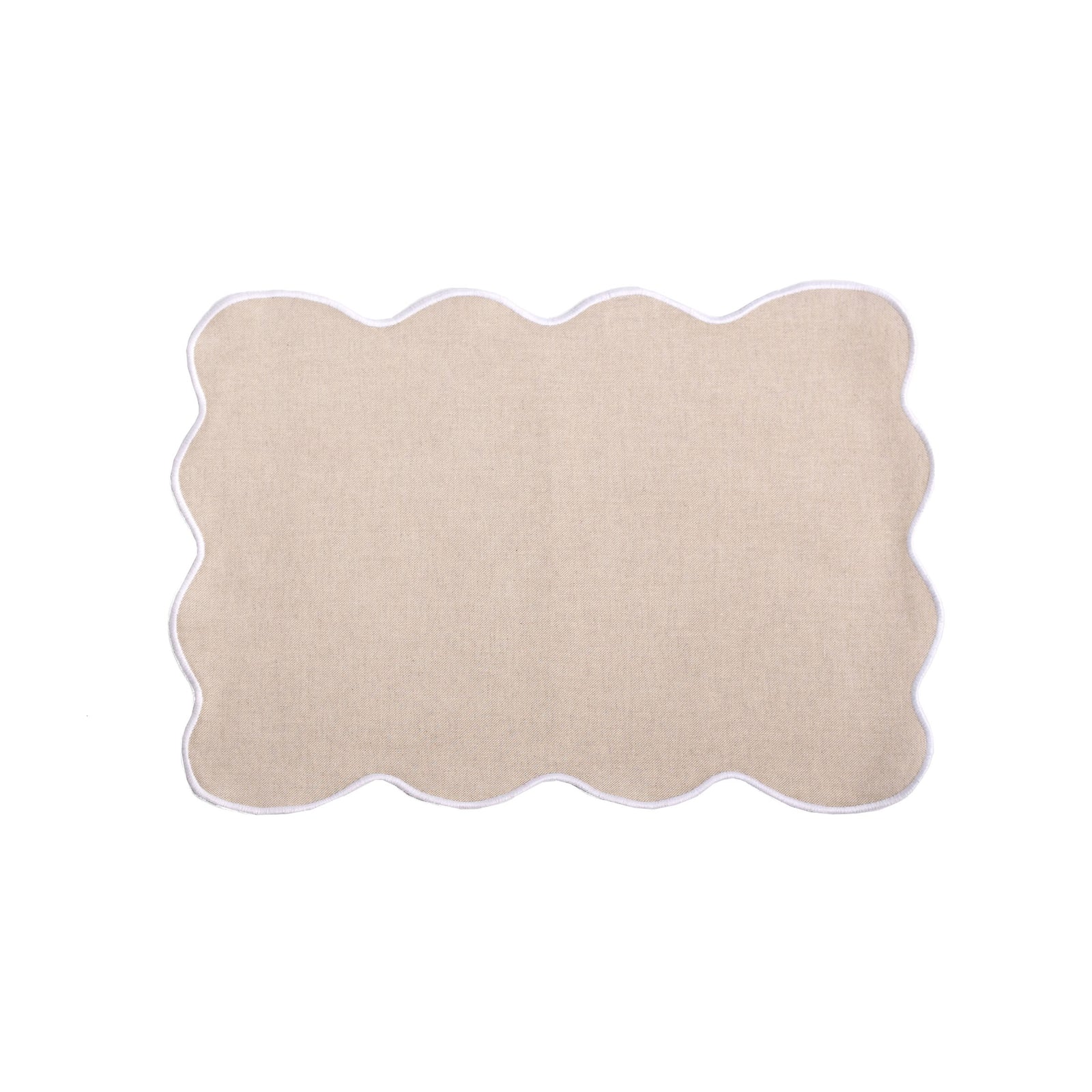 Belmonte Placemat Beige & White S/4