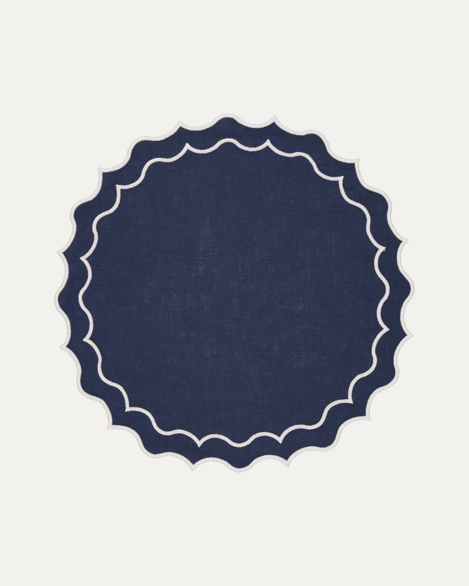 Navy Placemat S/4