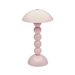 Pale Pink Lacquer Rechargeable Bobbin Lamp