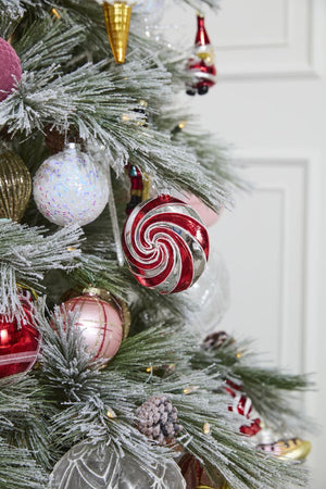 Peppermint Swirl Ornament