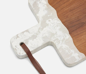 Austin White Serving Board