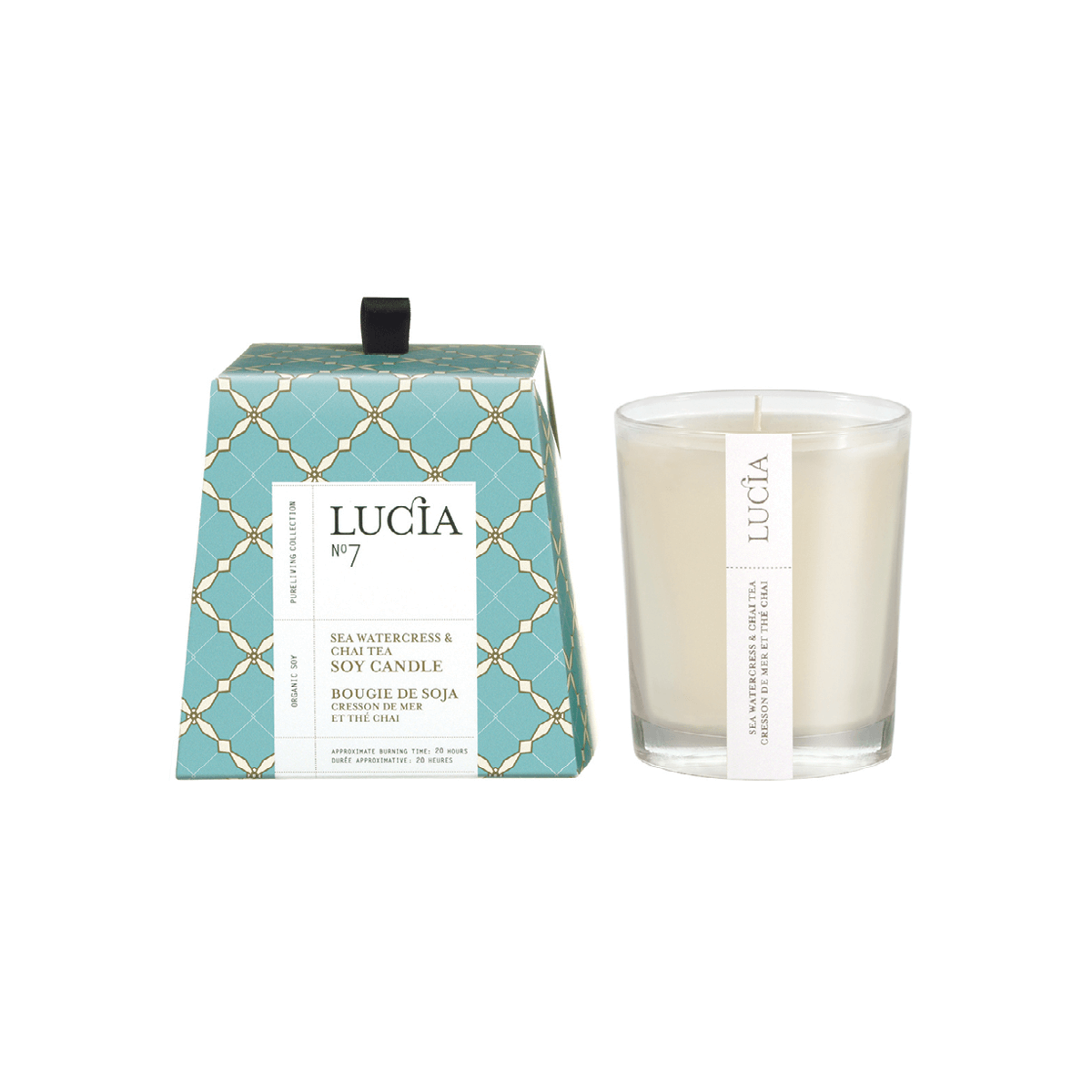 LUCIA N°7 Sea Watercress & Chai Tea Soy Candle