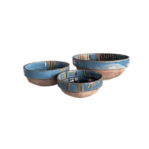Marbleized Blue Bowl Small