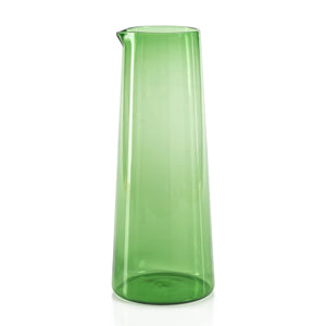 Green Glass Pitcher