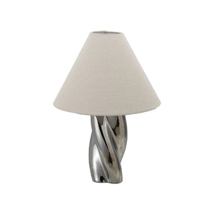 Twist Chrome Table Lamp