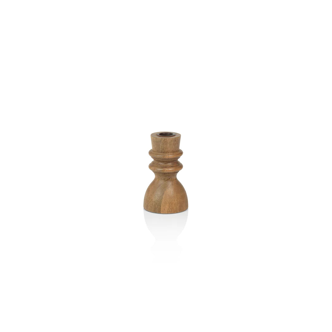 Sukhothai Mango Wood Taper Holder - Extra Short