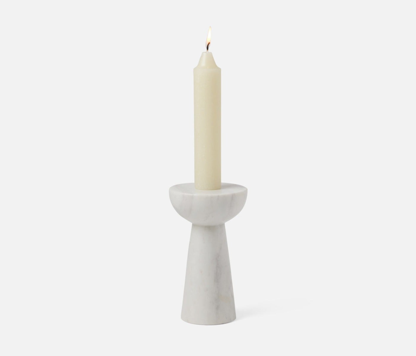 Judith White Candleholder